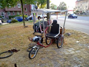 Behinderter Radler 3